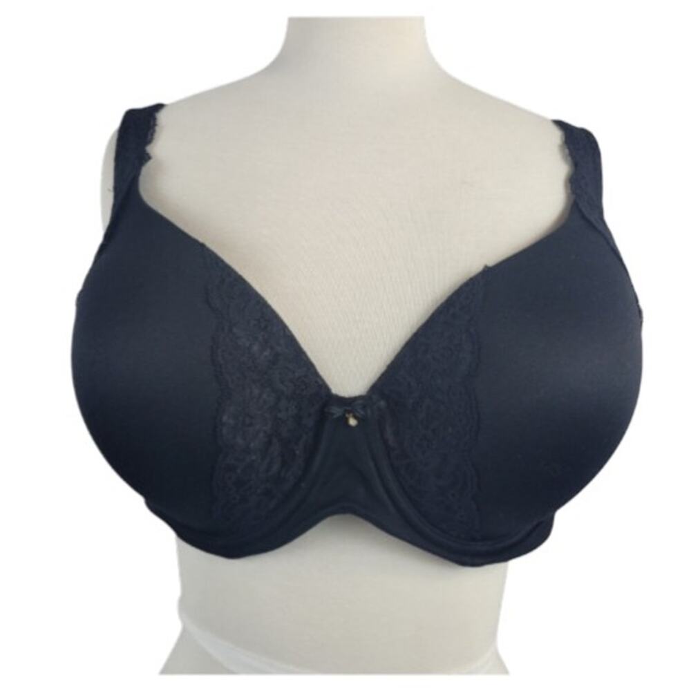 Soma embraceable full coverage lace trim bra 40DD Black